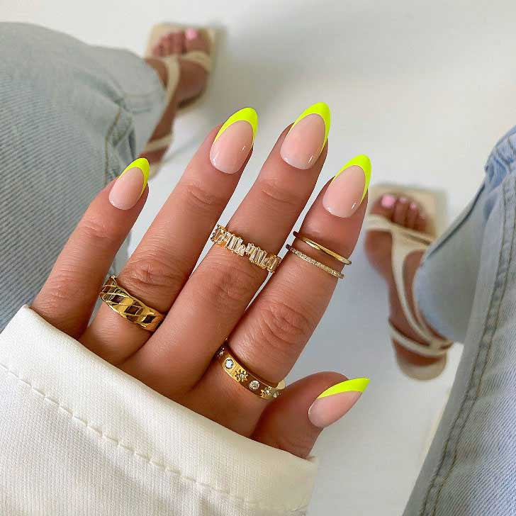 xPress Pro Press-On Nail Tips - XPAS06 Limoncello Diamond Nail Supplies