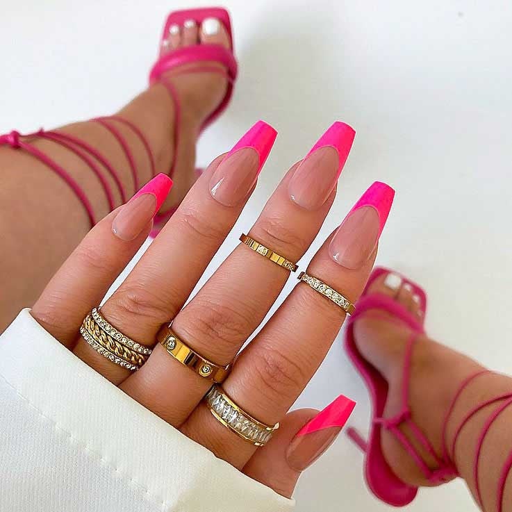 xPress Pro Press-On Nail Tips - XPCM01 Over-Pinker Diamond Nail Supplies