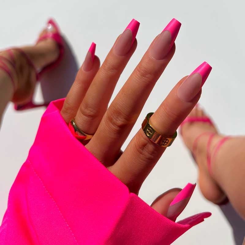xPress Pro Press-On Nail Tips - XPCM01 Over-Pinker Diamond Nail Supplies