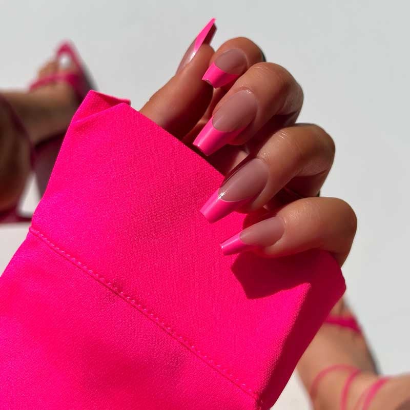 xPress Pro Press-On Nail Tips - XPCM01 Over-Pinker Diamond Nail Supplies