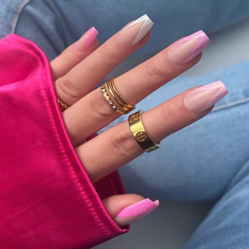 xPress Pro Press-On Nail Tips - XPCS05 Can't Just Pink One Diamond Nail Supplies
