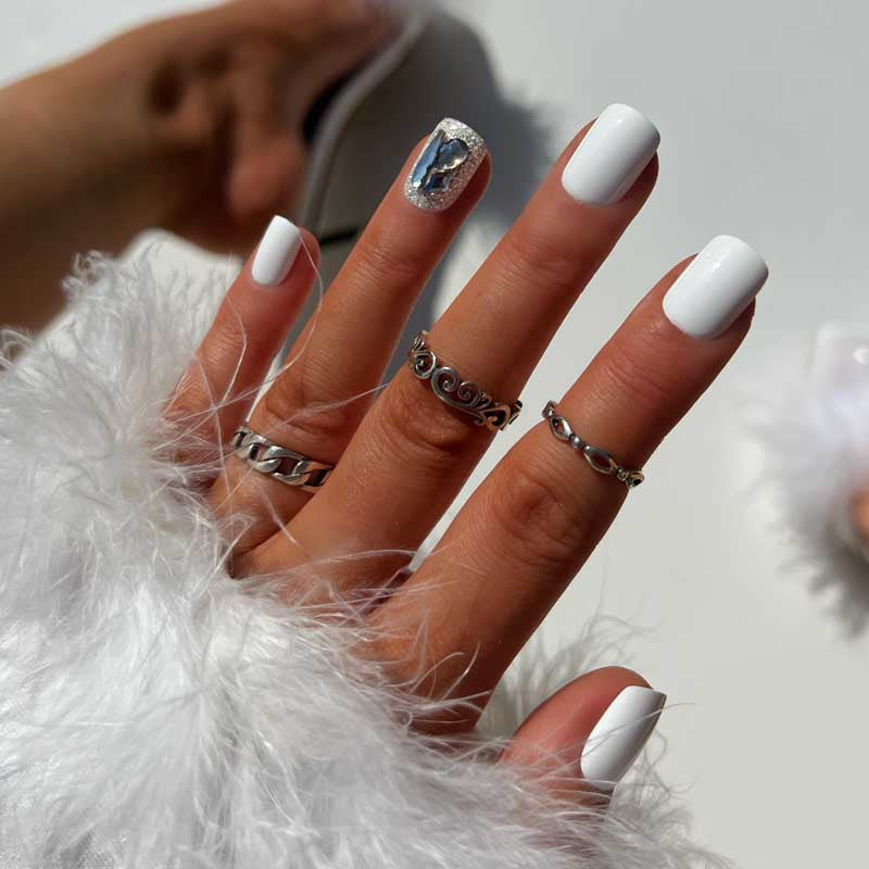 xPress Pro Press-On Nail Tips - XPSS01 Wedding Bells Diamond Nail Supplies