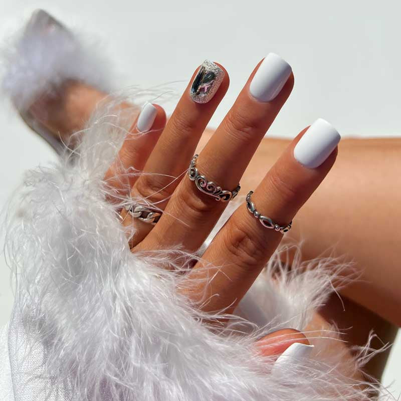 xPress Pro Press-On Nail Tips - XPSS01 Wedding Bells Diamond Nail Supplies