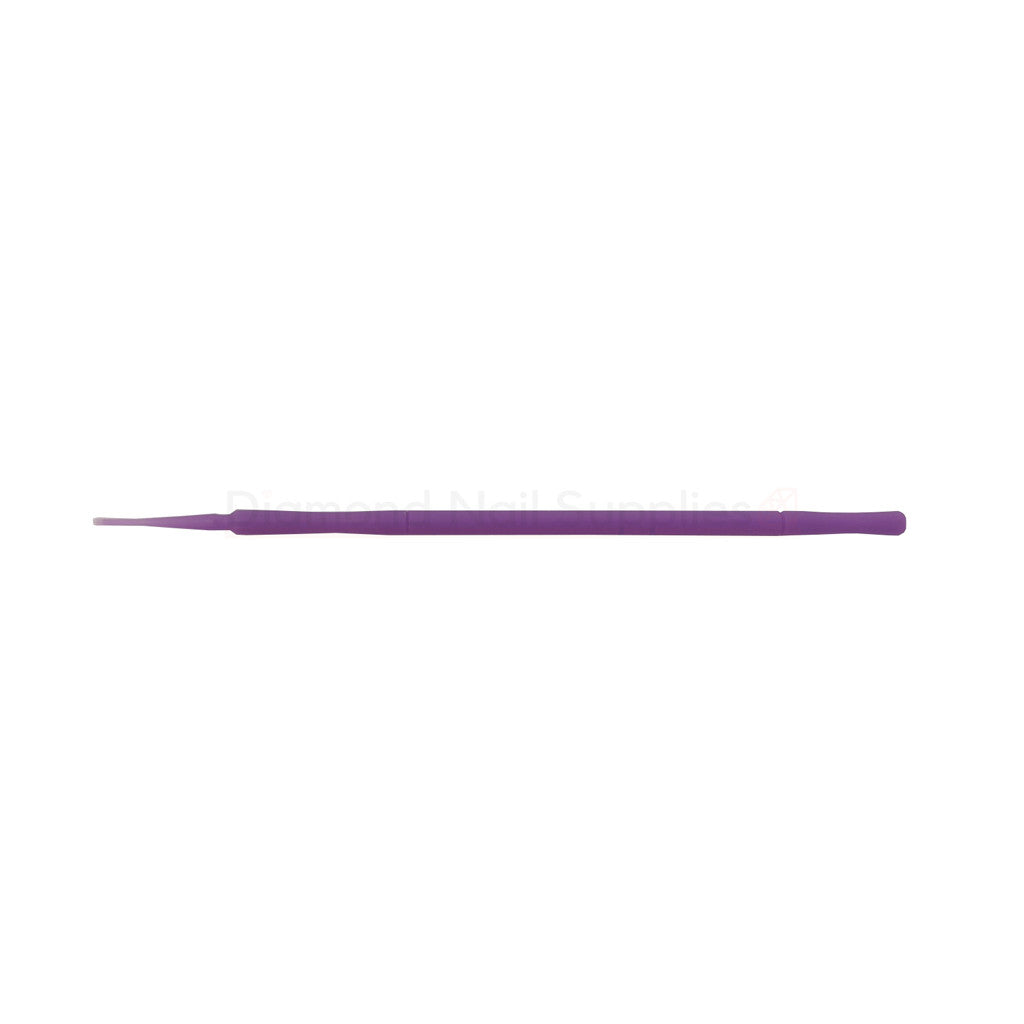 Micro Applicator Brush Purple 1.5mm Ultra Fine 100pc Diamond Nail Supplies