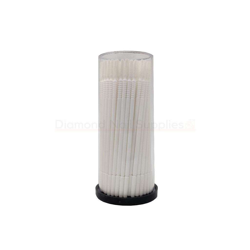 Micro Applicator White 10mm 100pc Diamond Nail Supplies