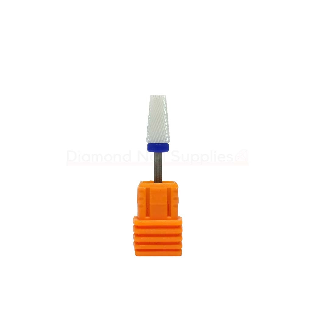 Ceramic Drill Bit Tapered Barrel M White 3/32" Diamond Nail Supplies