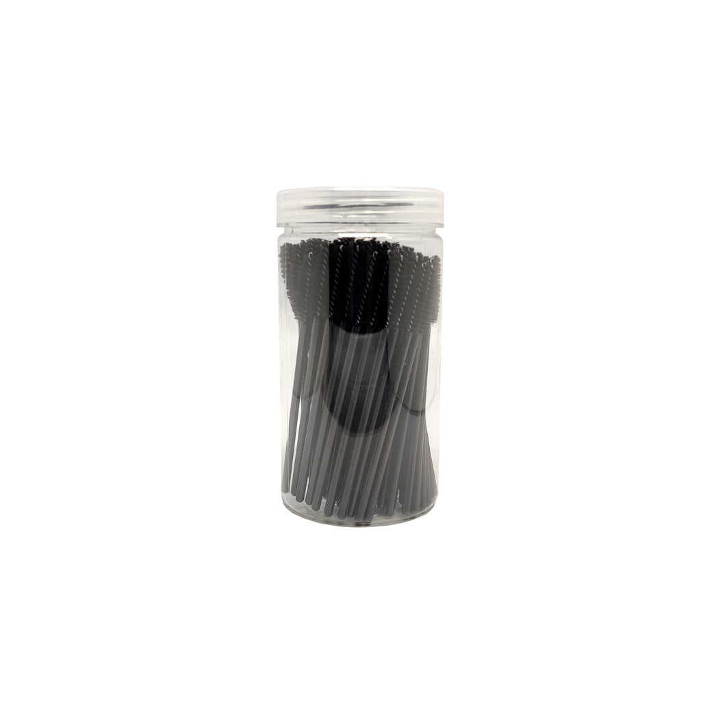 Disposable Nylon Mascara Wand Black Tip 100pc Diamond Nail Supplies