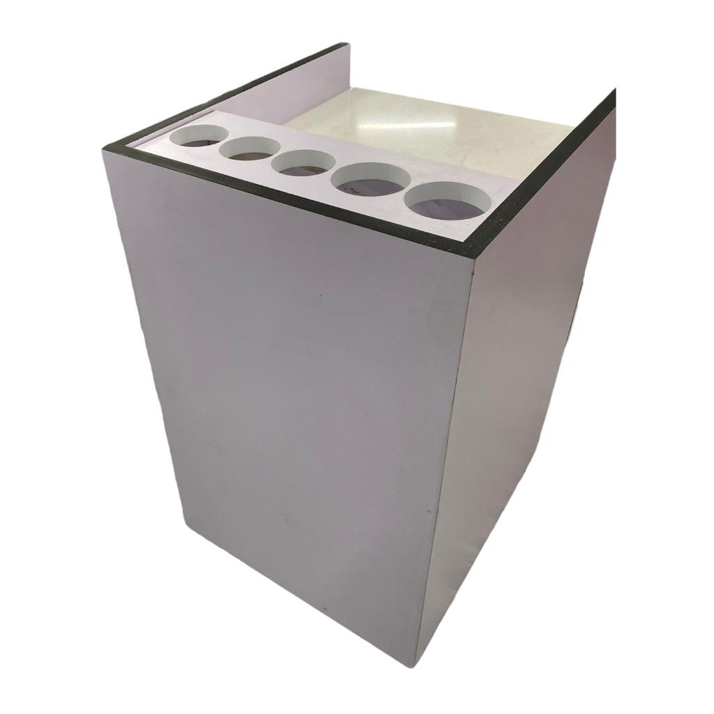 Pedicure Trolley White & Black Diamond Nail Supplies