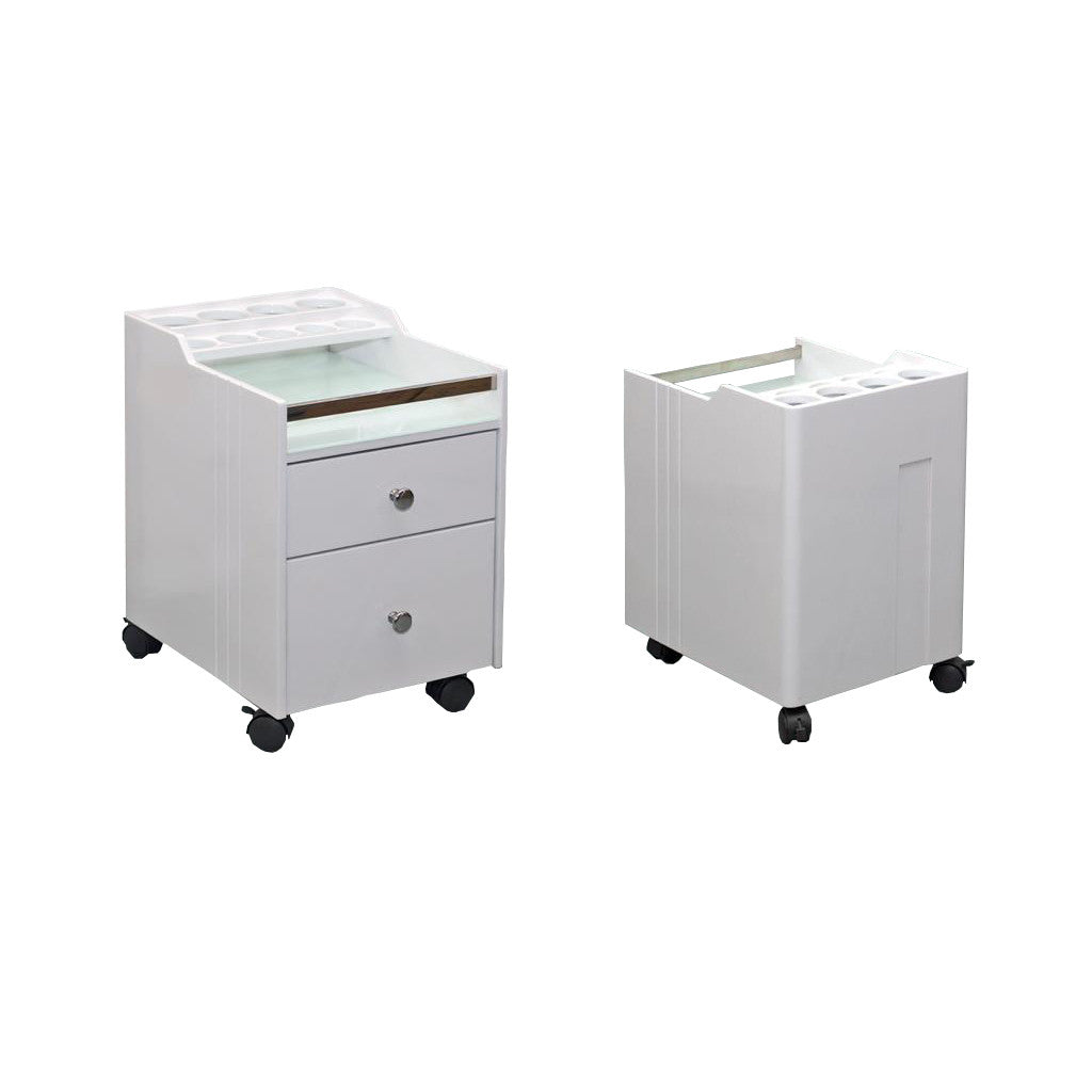 Pedicure Trolley White 1 Bar G2 Diamond Nail Supplies
