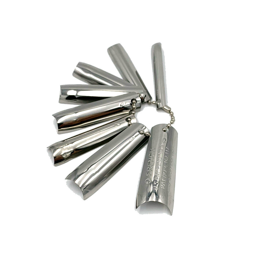 Single Tips Pink & White Cutter Diamond Nail Supplies