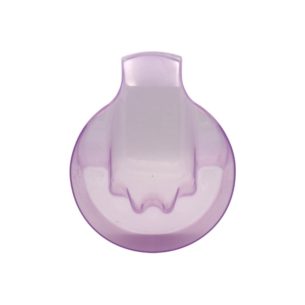 Soak Off Manicure Bowl with Handle Clear Purple Diamond Nail Supplies