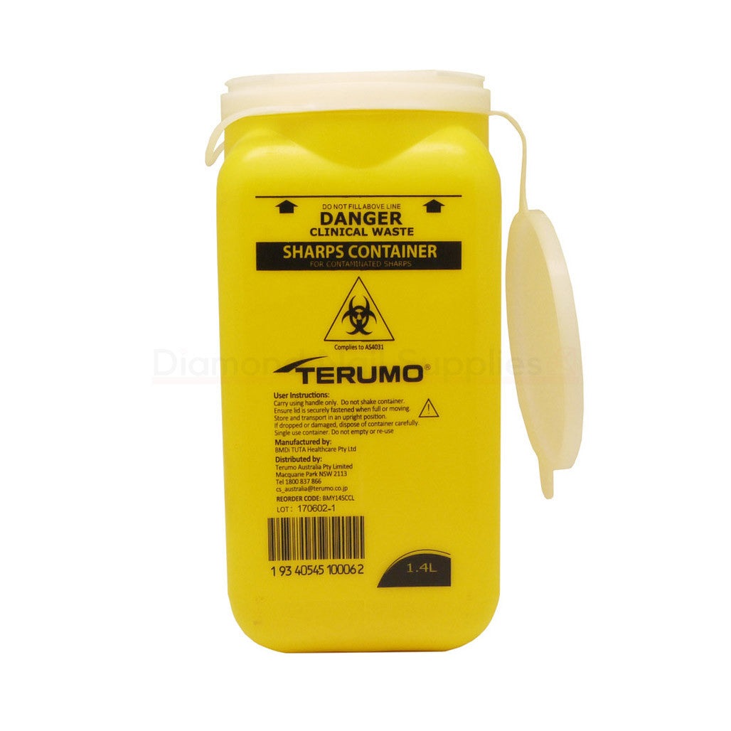 Sharps Container 1.4L Diamond Nail Supplies