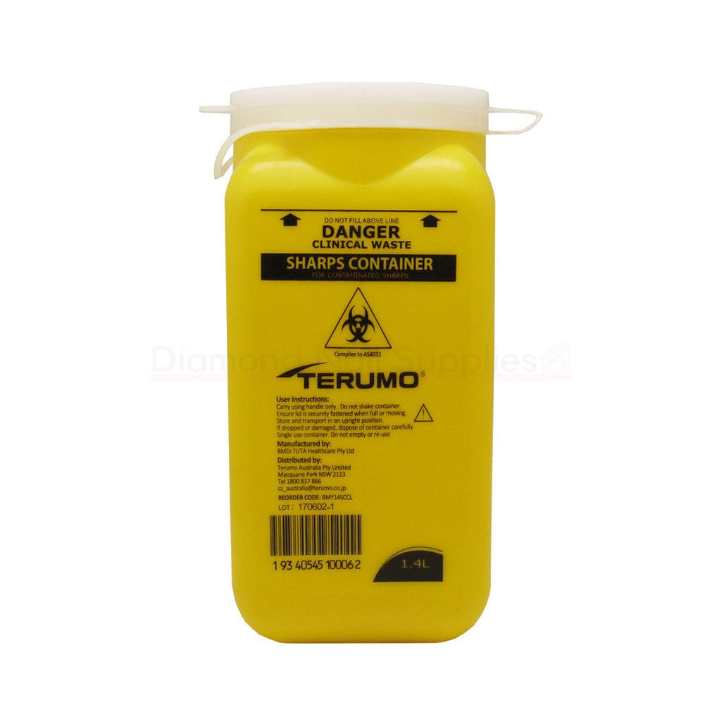 Sharps Container 1.4L Diamond Nail Supplies