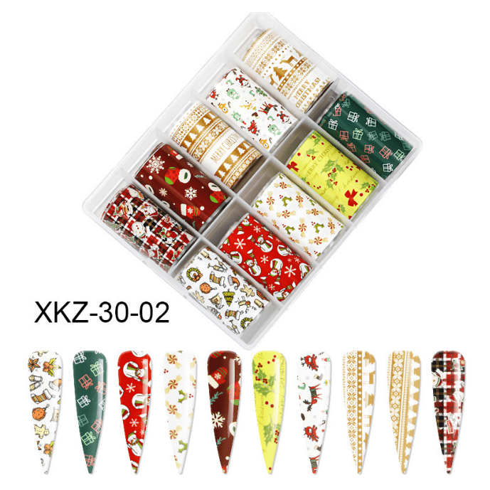 Transfer Foil Set - Christmas 30-02 Diamond Nail Supplies