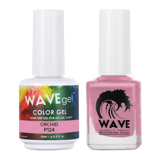 Matching - P124 Orchid Diamond Nail Supplies