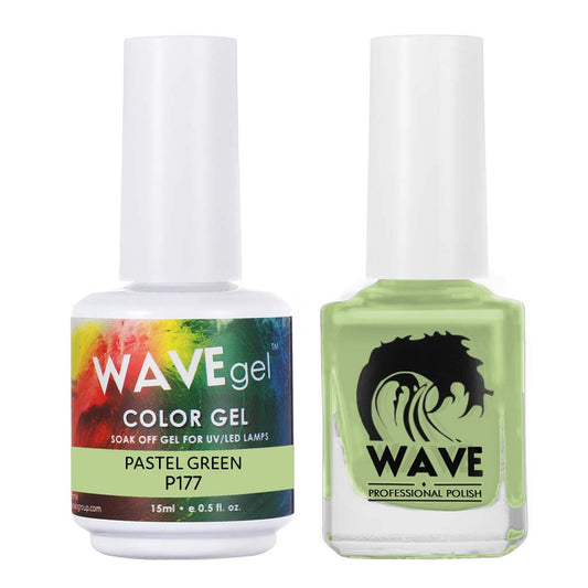 Matching - P177 Pastel Green Diamond Nail Supplies