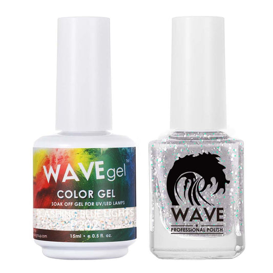 Matching - P202 Flashing Blue Lights Diamond Nail Supplies