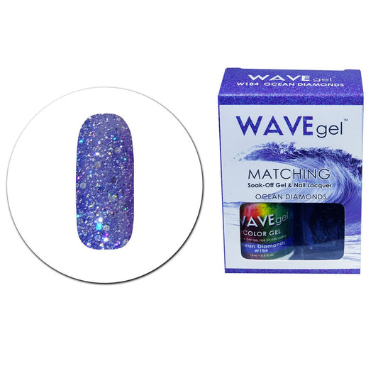 Matching - W184 Ocean Diamonds Diamond Nail Supplies