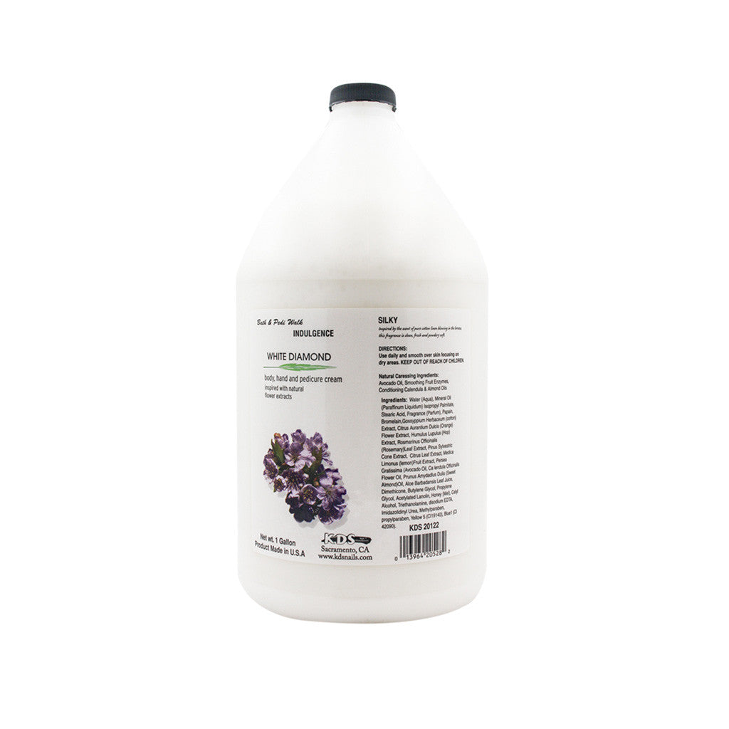 Bath & Pedi Walk White Diamond Lotion 3.79L Diamond Nail Supplies