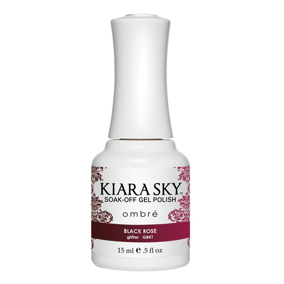 Gel Polish - G841 Black Rose Diamond Nail Supplies