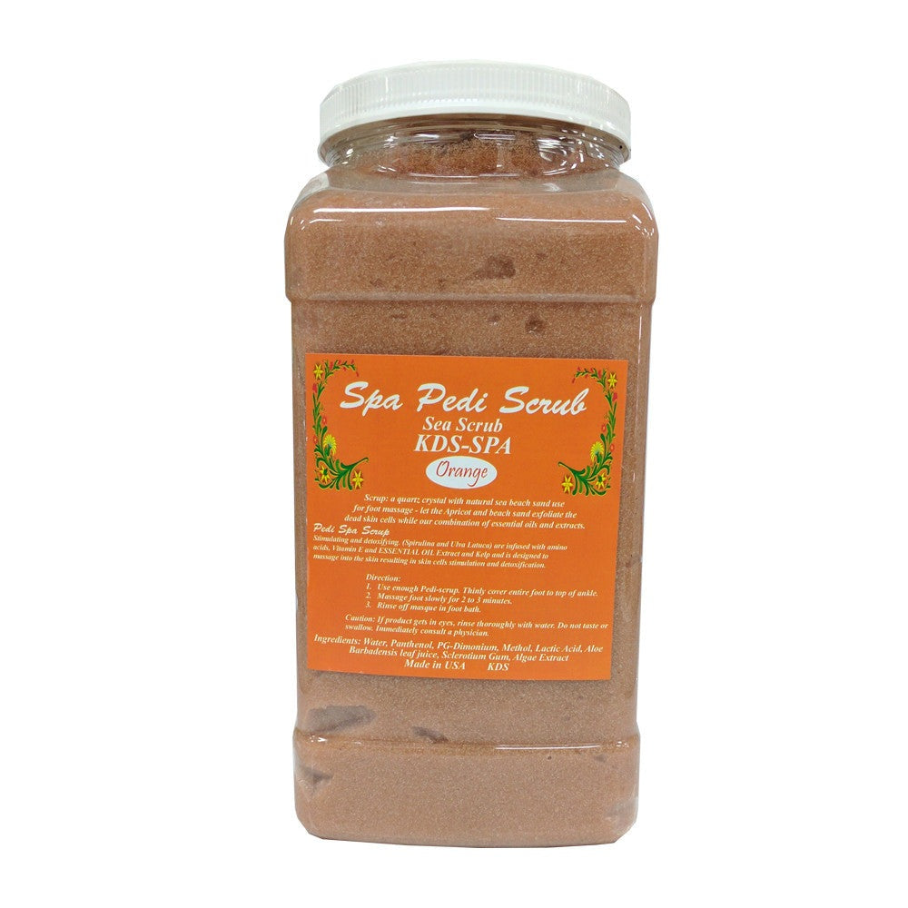 Spa Pedi Scrub - Orange 3.79L Diamond Nail Supplies