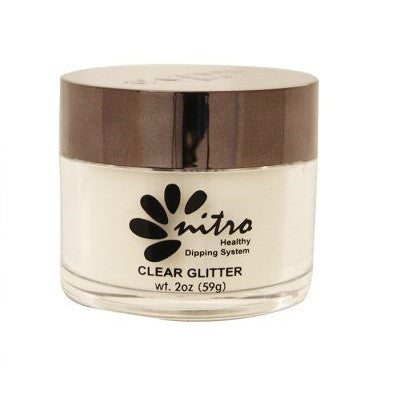 Nitro Dip Powder - Crystal Glitter, 2oz Diamond Nail Supplies