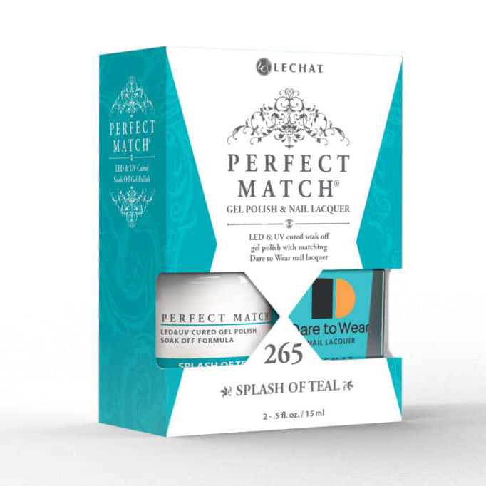 Perfect Match - PMS265 Spash Of Teal Diamond Nail Supplies