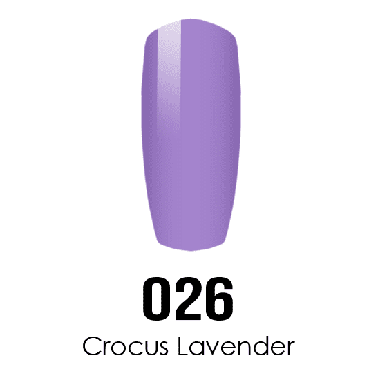 Duo Gel - DC026 Crocus Lavender Diamond Nail Supplies