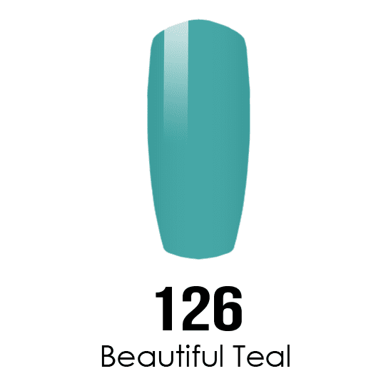 Duo Gel - DC126 Beautiful Teal Diamond Nail Supplies