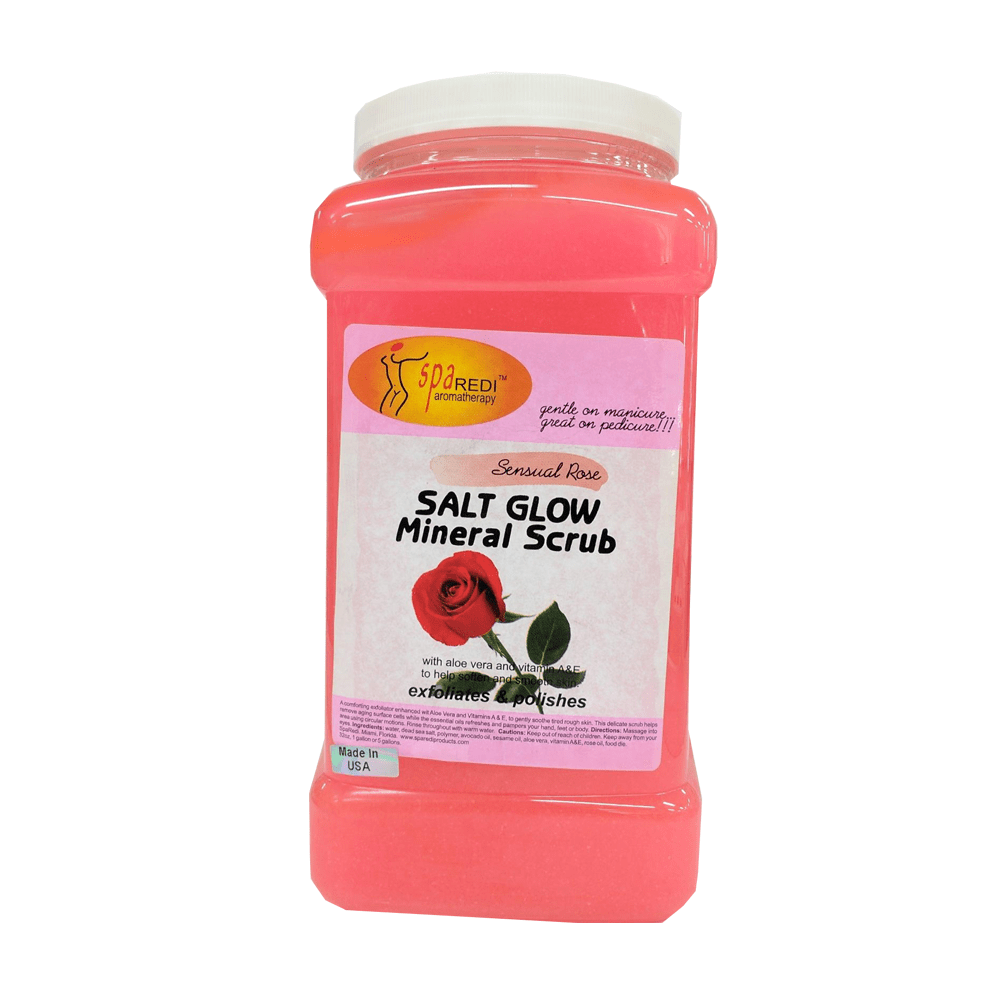 Salt Glow Scrub - Sensual Rose 3.79L Diamond Nail Supplies