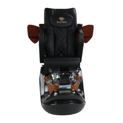 Pedicure Spa Chair - Phoenix (Wood | Black | Black)