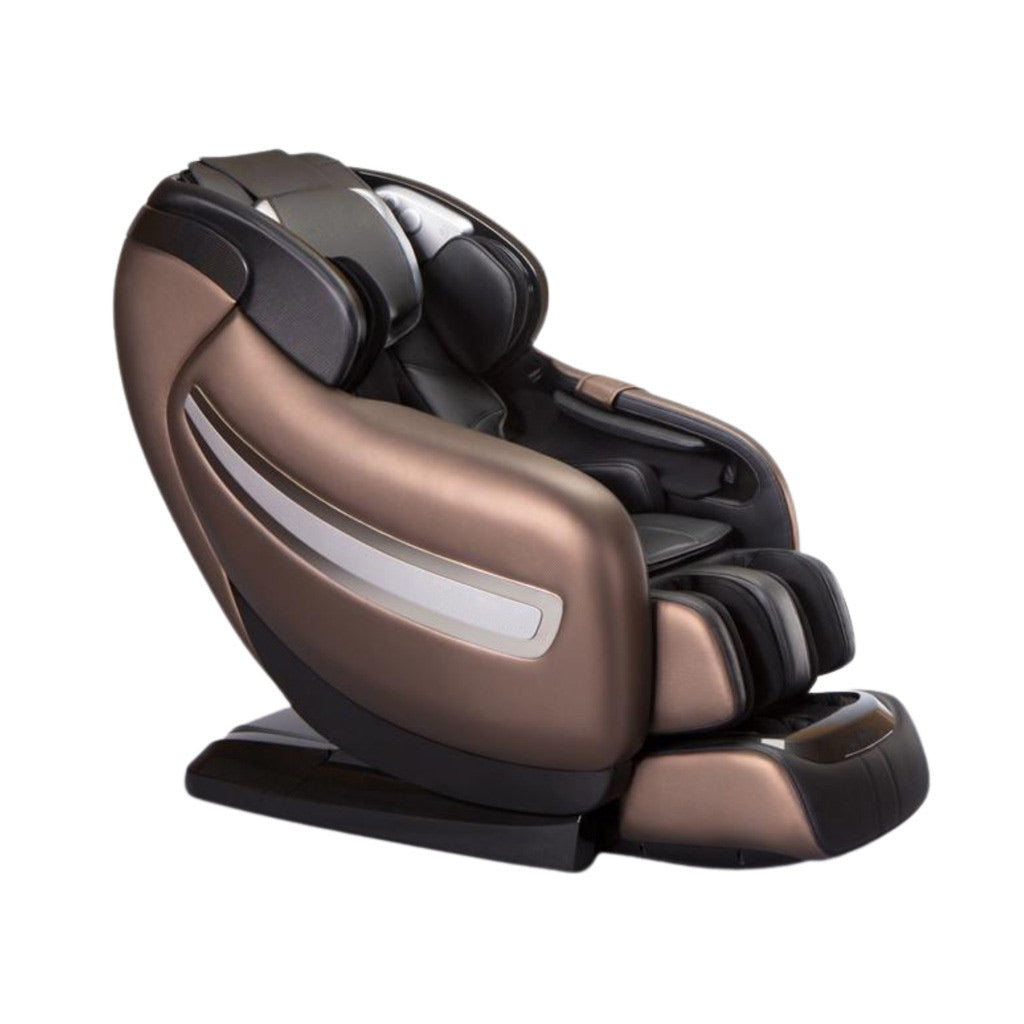 4D Massage Chair - RK8901S Chocolate & Black