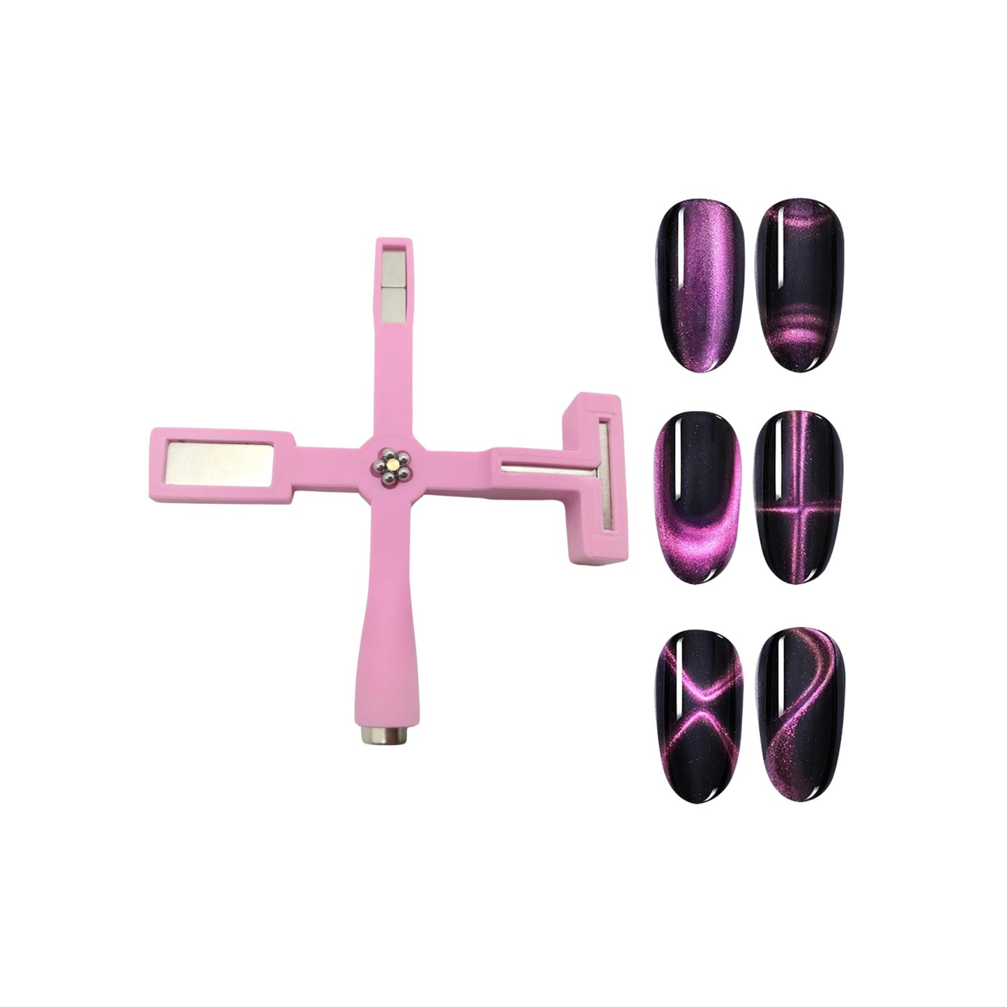 5 in 1 Nail Magnet Pink
