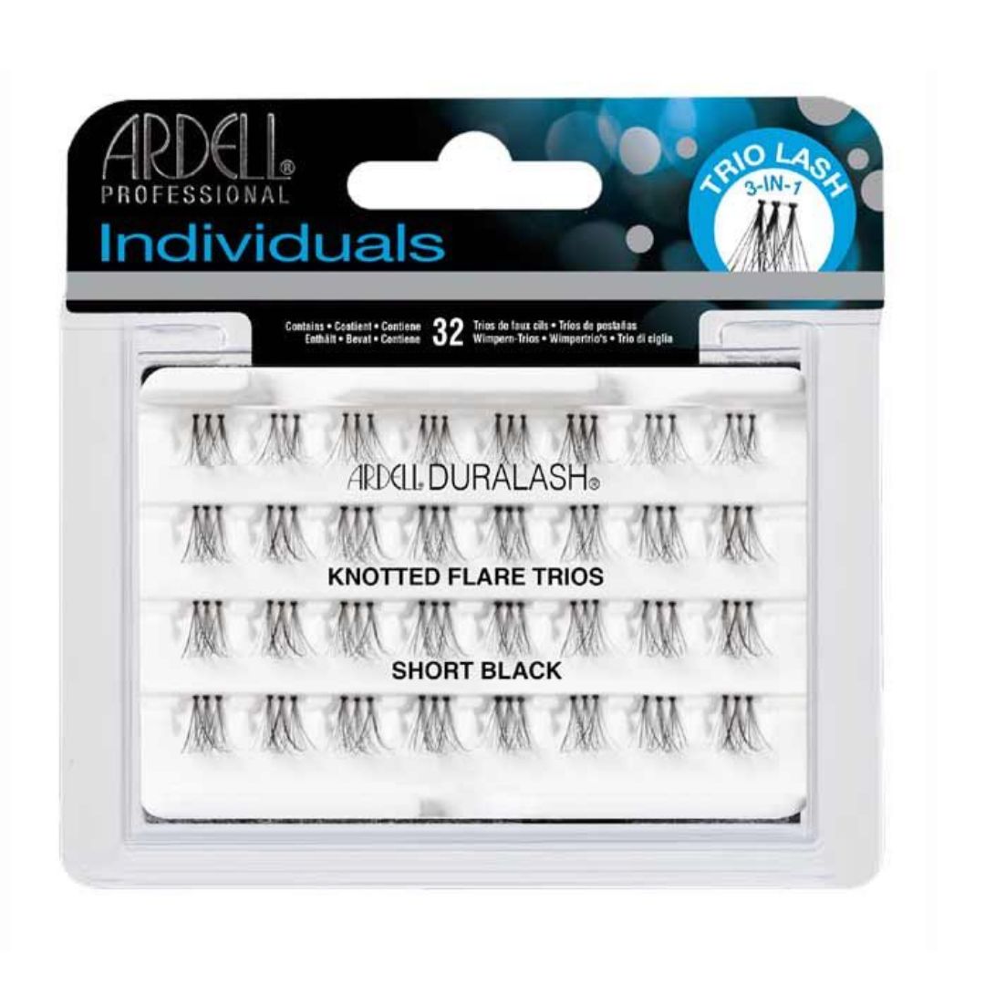 Lashes Knotted - Trio Individuals Short Black
