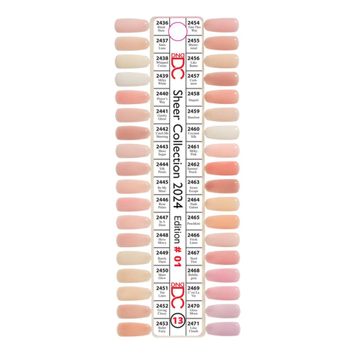 DC Duo Colour Chart Swatches - 13