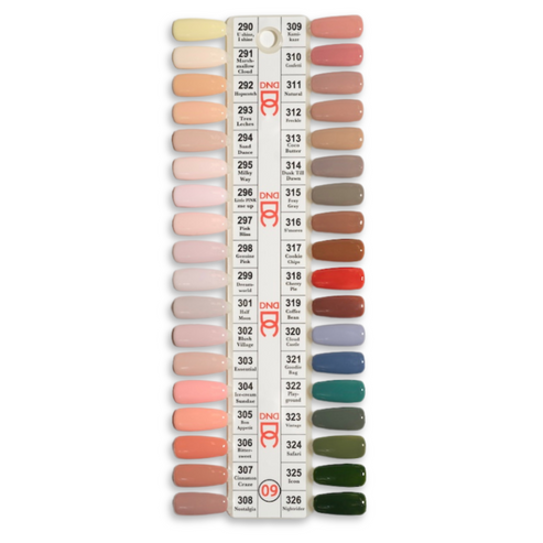DC Duo Colour Chart Swatches - 9