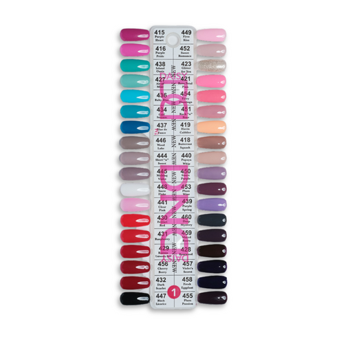DND Duo Colour Chart Swatches - 1