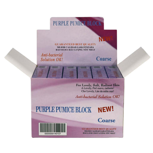 Pumice Pad - Purple Coarse 12pk