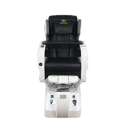 Pedicure Spa Chair - Titus (White | Black | White)