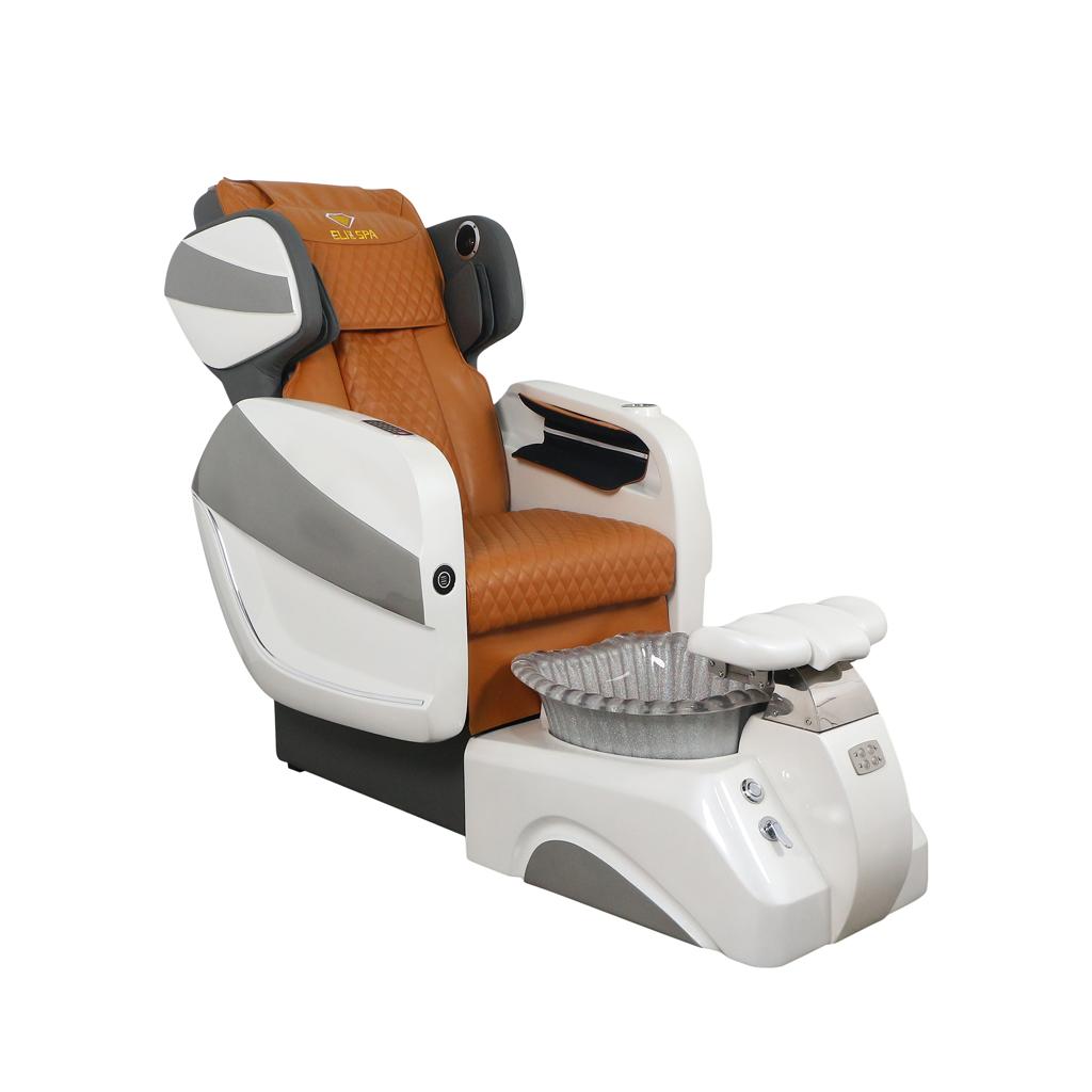 Pedicure Spa Chair - Titus (White | Cappuccino | White)