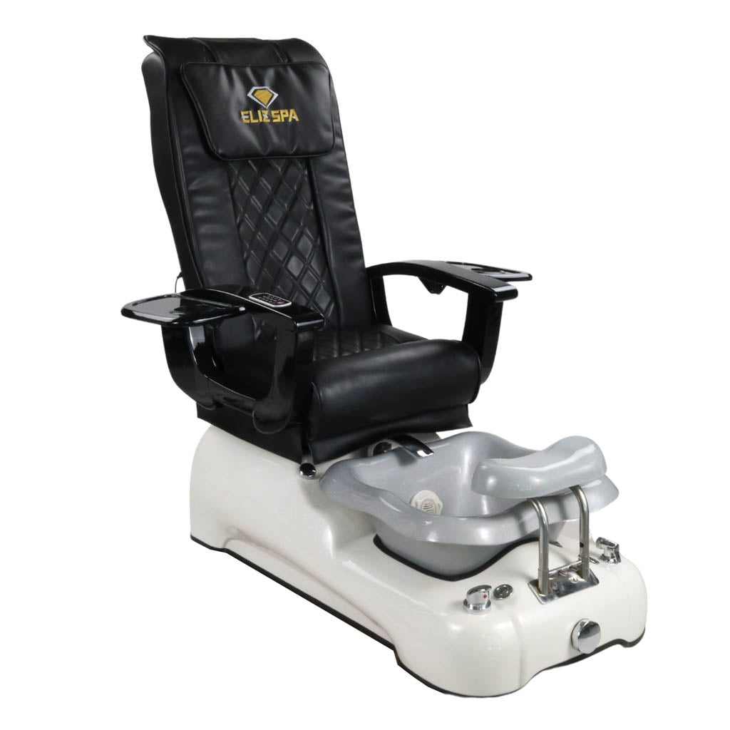 Pedicure Spa Chair - Dusk (Black | Black | White)