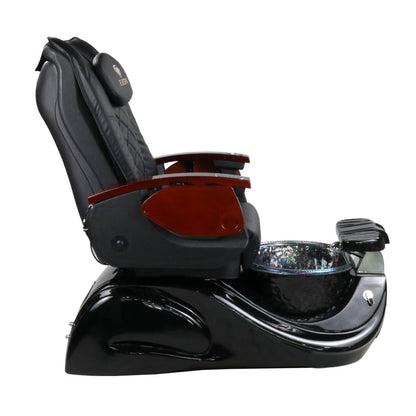Pedicure Spa Chair - Oracle (Wood | Black | Black)