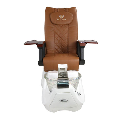 Pedicure Spa Chair - Oracle (Wood | Cappuccino | White)