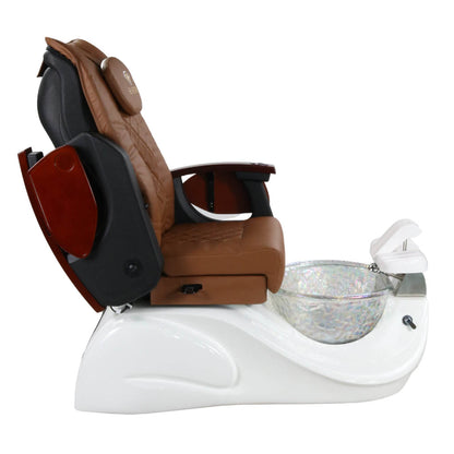 Pedicure Spa Chair - Oracle (Wood | Cappuccino | White)