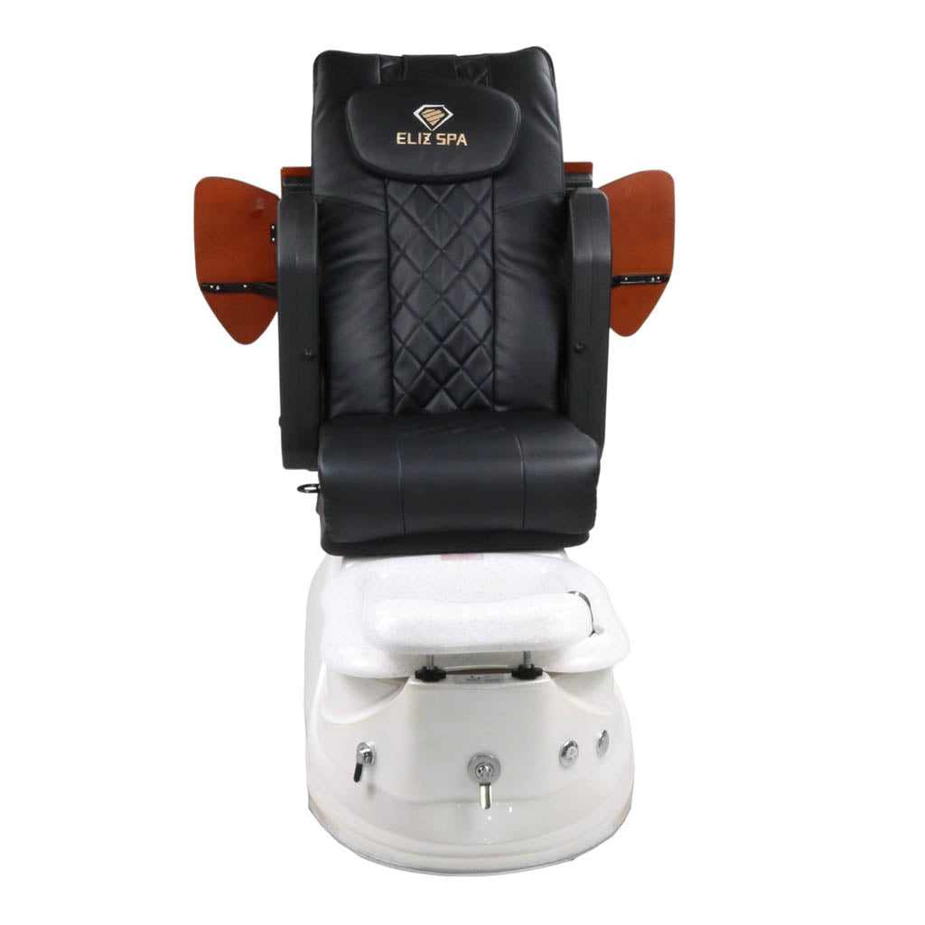 Pedicure Spa Chair - Pearl (Wood | Black | White)
