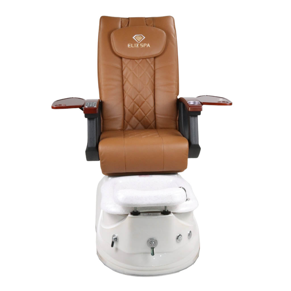 Pedicure Spa Chair - Pearl (Wood | Cappuccino | White)