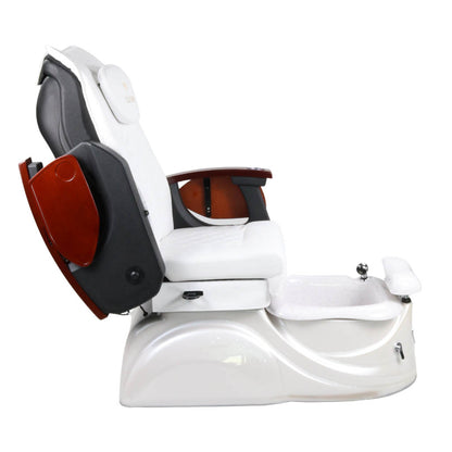 Pedicure Spa Chair - Pearl (Black | White | White)