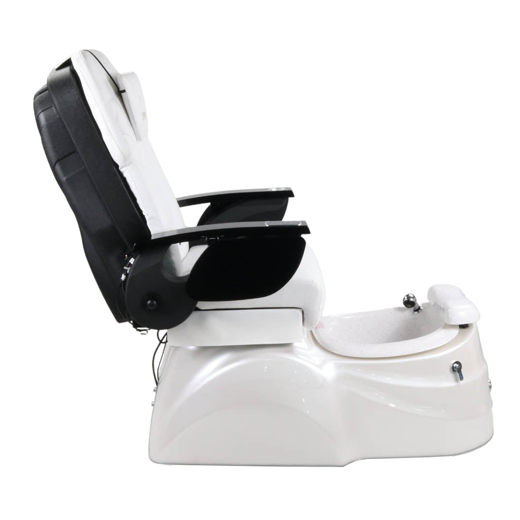 Pedicure Spa Chair - Quartz (Black | White | White)