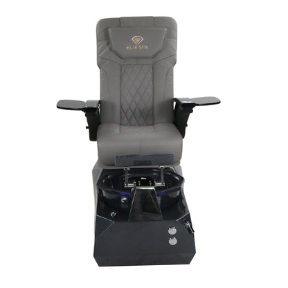Pedicure Spa Chair - Eclipse (Black | Grey | Black)
