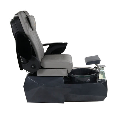 Pedicure Spa Chair - Eclipse (Black | Grey | Black)